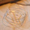 Semainier classique fil lisse argent massif