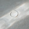 Anneau Simple scintillant - Ally - Argent 925 (argent recyclé)