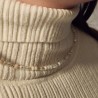 Collier Bracelet Pantone Blanc - Gold filled "or laminé" (585/1000) - or recyclé
