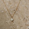 Collier court Mon Petit Coeur - Nacre