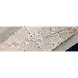 Chaine de main Mon petit coeur - Gold filled "or laminé" (585/1000) - Nacre