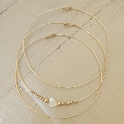 Lot 3 joncs Amulette - Nacre