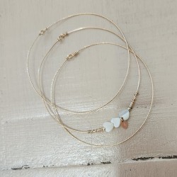 Lot 3 joncs Grâce - Nacre