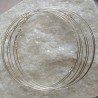 Semainier classique fil (fin) lisse argent massif