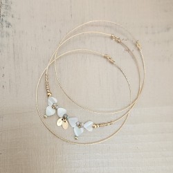 Lot 3 joncs Totem - Nacre