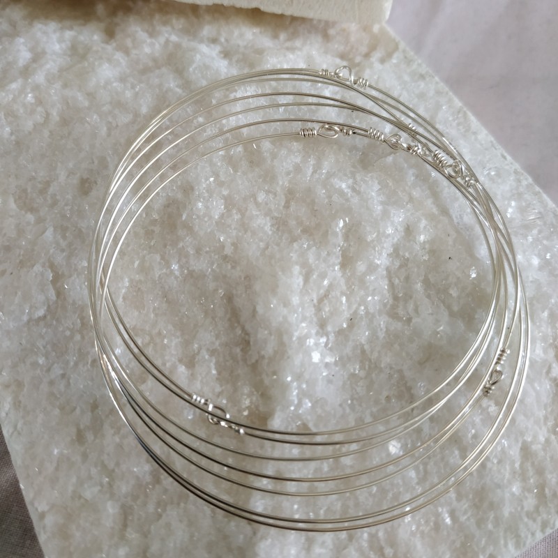 Semainier classique fil (fin) lisse argent massif Semainier classique fil (fin) lisse argent massif
