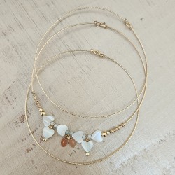 Lot 3 joncs Totem - Nacre