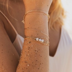 Lot 3 joncs Grâce - Nacre