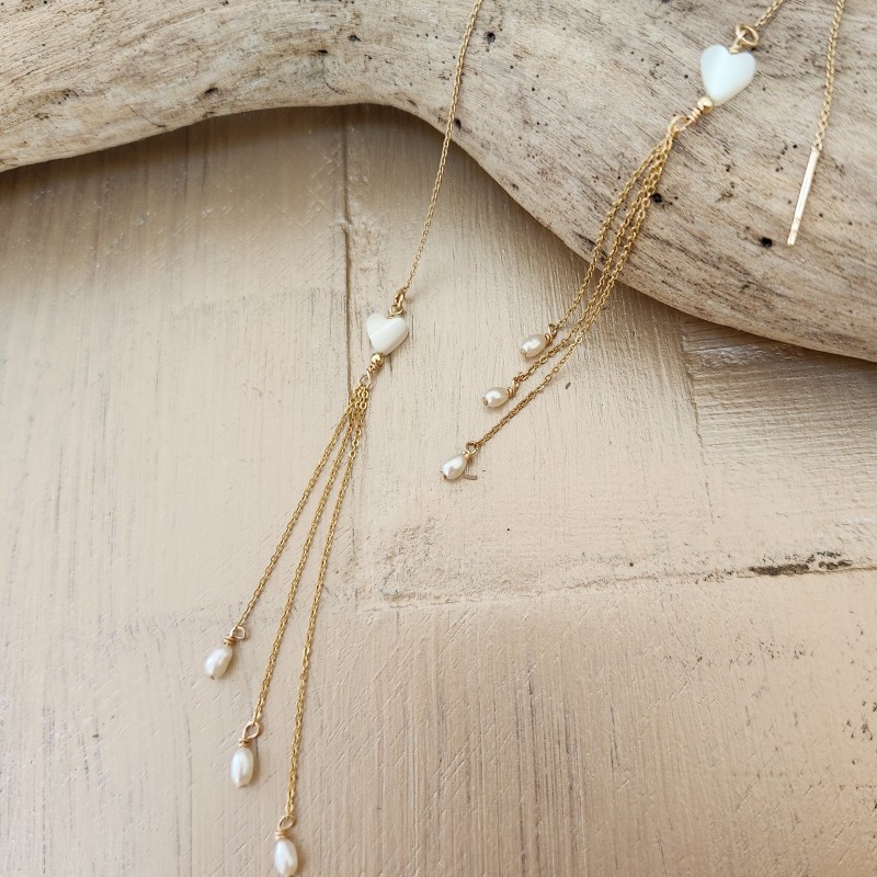 Boucles d'oreilles Charme - Nacre