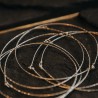 Bijoux artisanaux faits main en France, semainier or laminé 14 carats éco-responsable