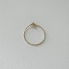Détail de la bague rigide gold filled 14k fermé artisanalement à la main éclats nomades