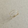 Bague Triple Tour Merry en Gold Filled 14K - Éclats Nomades