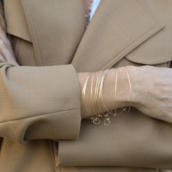 Semainier classique fil lisse or laminé