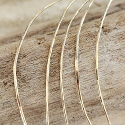 Joncs Martelés Gold Filled 14K | Éclats Nomades