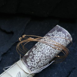 Semainier Sunshine - Gold filled "or laminé" (585/1000) -fin