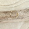 Bague Le Trait Martelée en Gold Filled 14K | Éclats Nomades