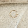 Bague Le Trait Martelée en Gold Filled 14K | Éclats Nomades