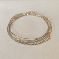 Semainier Sunshine - Gold filled "or laminé" (585/1000) -fin